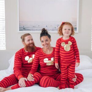 Hanna Andersson x Disney Collection | Red & Gold Mickey 2 Piece Set | Size Small